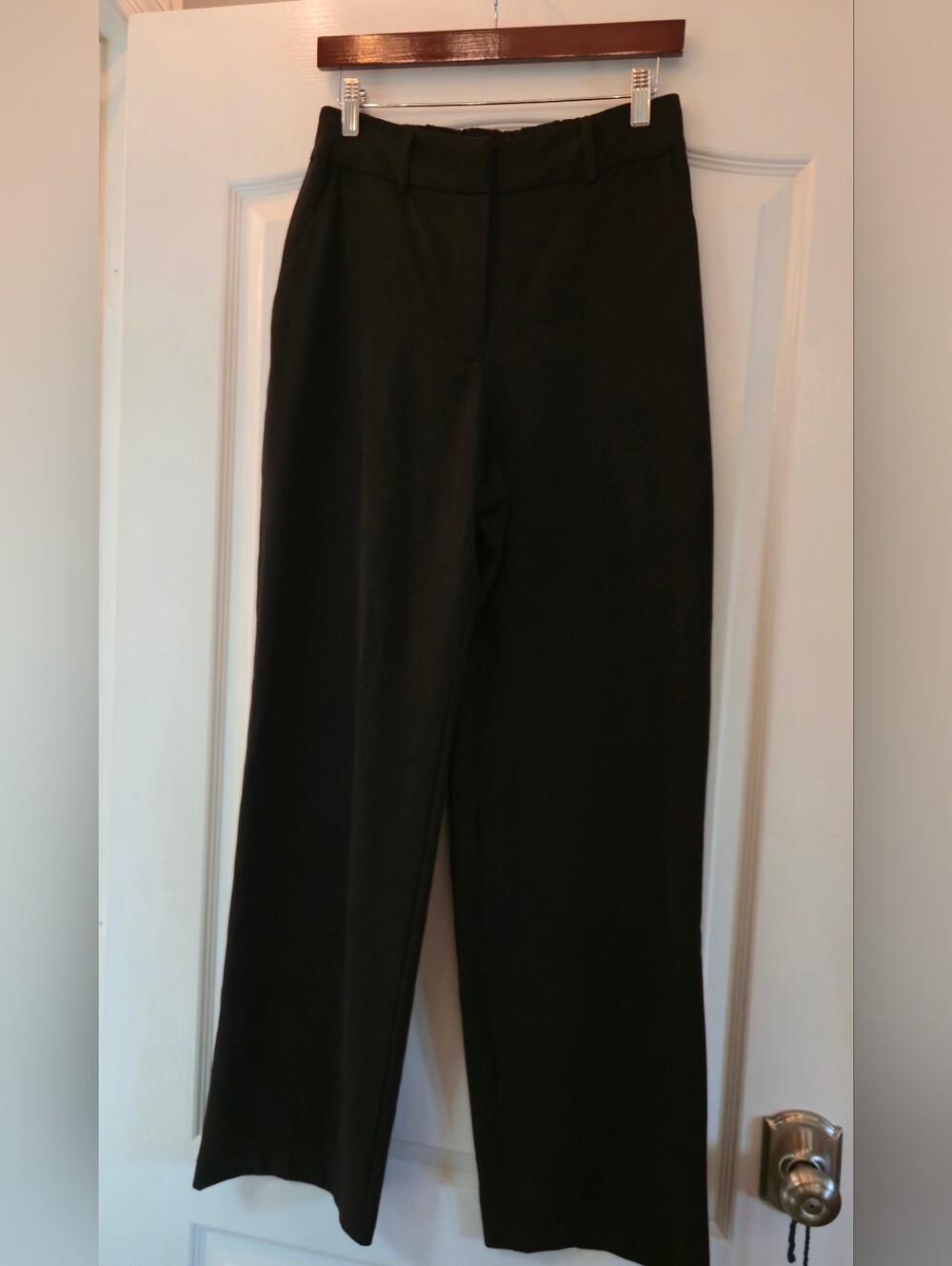 BCX Black Straight-Leg Women's Dress Pants